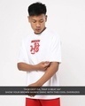 Shop Men's White Brown Munde Typography Oversized T-shirt-Design