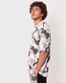 Shop Men's White Camo Oversized T-shirt-Design