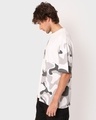 Shop Men's White Camouflage Oversized T-shirt-Design