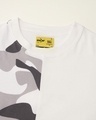 Shop Men's White Camouflage Oversized T-shirt