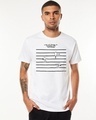 Shop Men's White Can't Control Graphic Printed T-shirt-Front