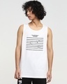 Shop Men's White List of Things Typography Vest-Front