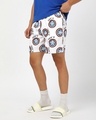 Shop Men's White Captain America All Over Printed Boxers-Design
