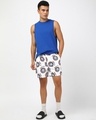 Shop Men's White Captain America All Over Printed Boxers