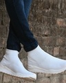 Shop Men's White Casual Shoes-Front