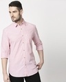 Shop Men's White Check Slim Fit Casual Shirt-Front