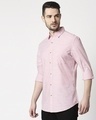 Shop Men's White Check Slim Fit Casual Shirt-Design