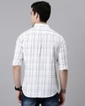 Shop Men's White Checked Slim Fit Shirt-Full