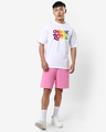 Shop Men's White Choose Love Typography Oversized Fit T-shirt-Design
