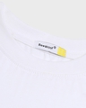 Shop Men's White Choose Love Typography Oversized Fit T-shirt