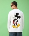 Shop Men's White Classic Mickey F&B Graphic Printed Oversized T-shirt-Design