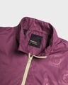 Shop Men's Burgandy Printed Windcheater Jacket