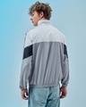 Shop Men's White & Grey Color Block Windcheater Jacket-Design