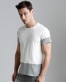Shop Men's White Colourblocked T-shirt-Design