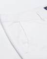 Shop Men's White Cotton Linen Shorts