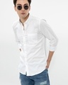 Shop Men's White Cotton Shirt-Design