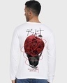 Shop Men's White Deathnote Ryuk Graphic Printed T-shirt-Front