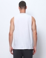 Shop Men's White Deep Armhole Oversized Vest-Design