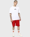 Shop Men's White Do Nothing Club Graphic Printed Oversized T-shirt-Design