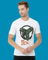 Shop Men's White Doc Ock Graphic Printed T-shirt-Front