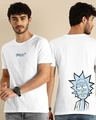 Shop Men's White E= Mc2 Graphic Printed T-shirt-Front