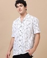 Shop Men's White Embroidered Oversized Shirt-Design