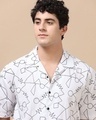 Shop Men's White Embroidered Oversized Shirt