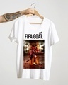 Shop Men's White FIFA Goat Graphic Printed Cotton T-shirt-Design