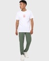 Shop Men's White Fight Graphic Printed T-shirt-Full