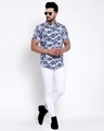 Shop Men's White Floral Print Shirt-Full