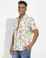 Shop Men's White All Over Floral Printed Shirt-Design