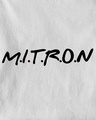 Shop Men's White Friends Mitron Typography T-shirt