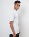 Shop Men's White Front Man Graphic Printed Oversized T-shirt