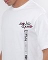 Shop Men's White Front Man Graphic Printed Oversized T-shirt