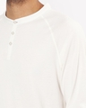 Shop Men's White Full Sleeve Henley T-shirt