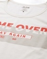 Shop Men's White Game Over Typography Slim Fit T-shirt