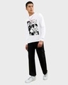 Shop Men's White Genjutsu Graphic Printed Oversized T-shirt-Design