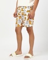 Shop Men's White Garfield All Over Printed Boxers-Design