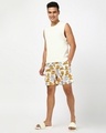 Shop Men's White Garfield All Over Printed Boxers