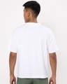 Shop Men's White Gedi Typography Oversized T-shirt
