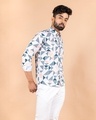 Shop Men's White Geometric Printed Shirt-Design