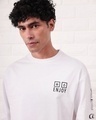 Shop Men's White Global Coke Graphic Printed Oversized T-shirt