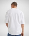 Shop Men's White Gojo Satoru Sume-E Graphic Printed Oversized T-shirt-Full