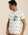 Shop Men's White Graphic Print T-shirt-Design