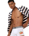 Shop Pack of 2 Men's White Graphic Printed Cotton Trunks