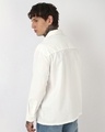 Shop Men's White Typography Oversized Shirt