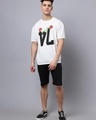 Shop Men's White Graphic Printed Oversized T-shirt