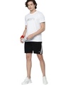 Shop Men's White Graphic Printed Slim Fit T-shirt-Full