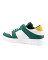 Shop Men's White & Green Color Block Sneakers-Full