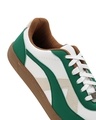 Shop Men's White & Green Rippers Jade Color Block Low-Top Sneakers